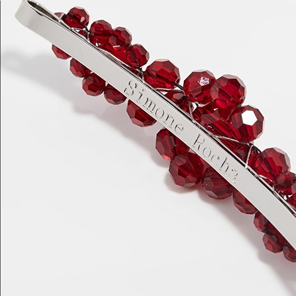 Simone Rocha Large Flower Hair Clip - Picture 3 of 6